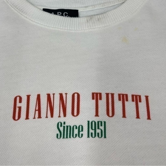 A.P.C. Gianno Tutti Crewneck Sweater - Picture 2 of 4